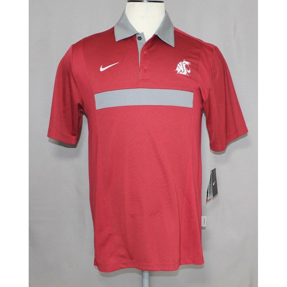 Nike Dri-Fit Washington State Cougars Polo Shirt Men's Size Small  New With Tags